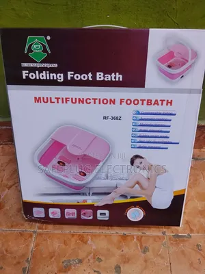 Portable Folding Foot Bath – Foot Spa, Heat, Bubble & Massage