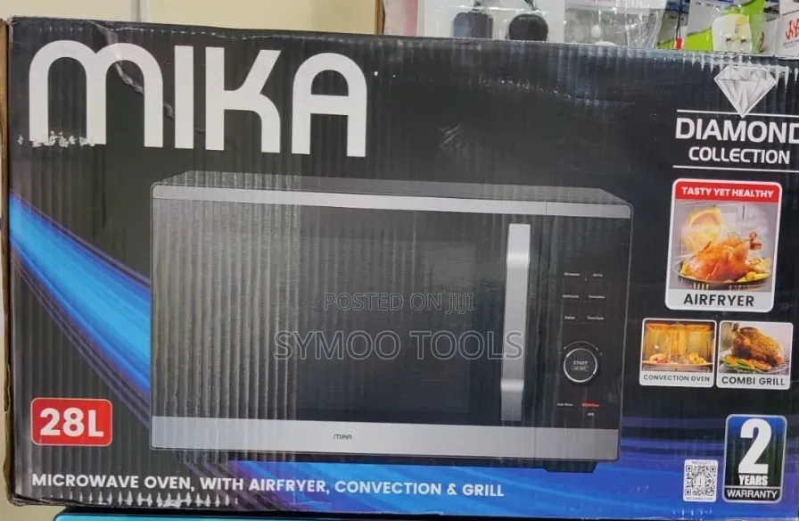 Mika 28L Digital Microwave Oven With Air Fryer, Convection & Grill