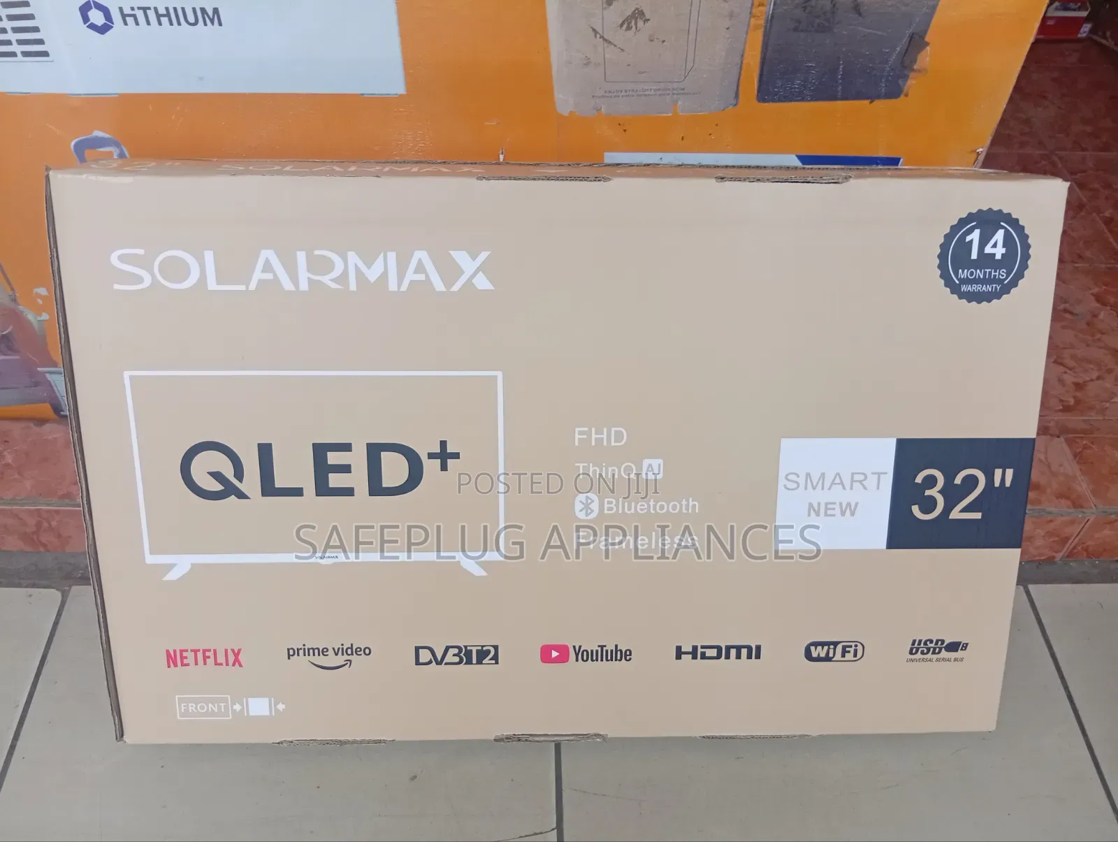 Solarmax 32" Smart Television – Sleek & Space-Saving TV for Any Room