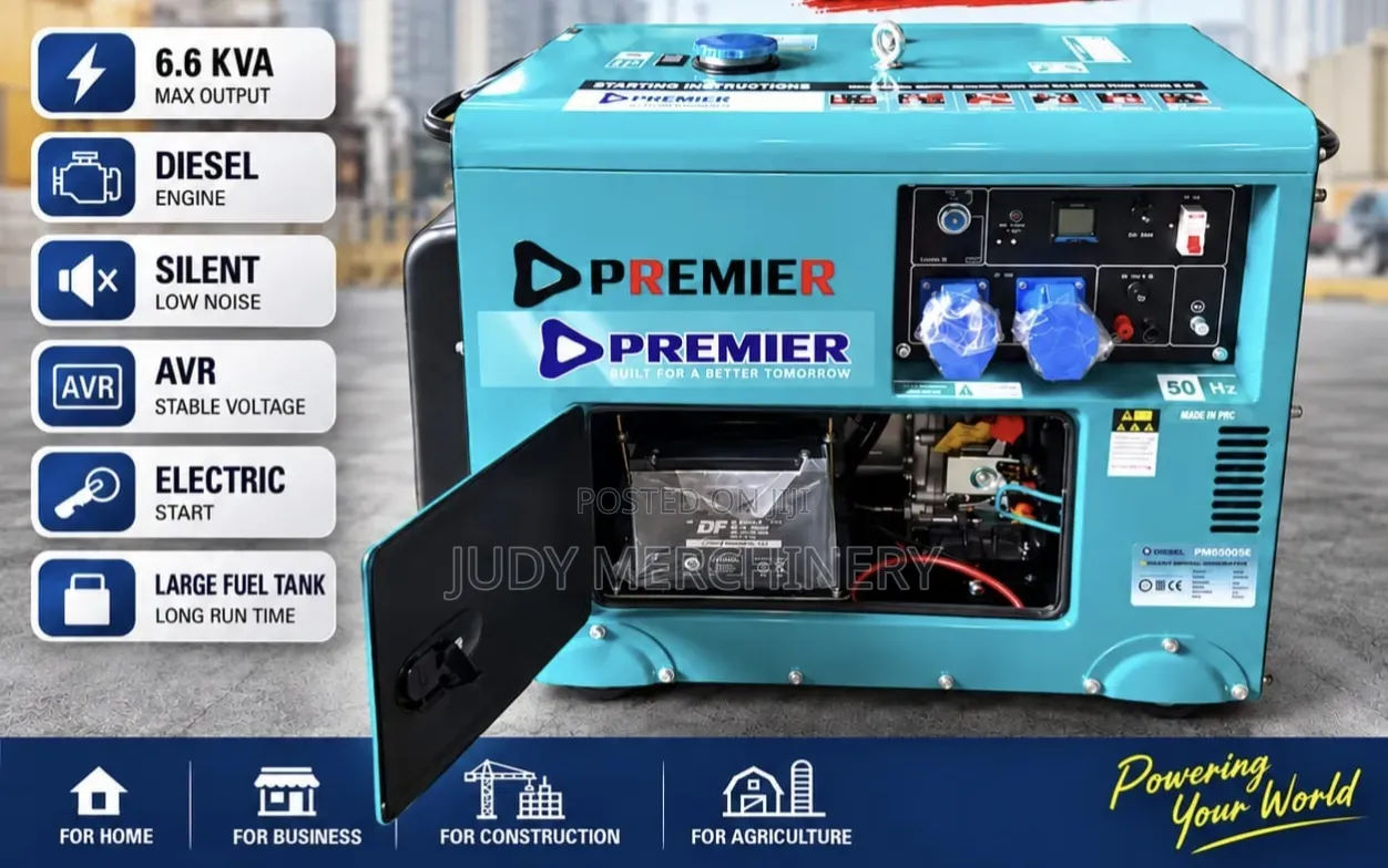 6.6kva Silent Diesel Generator