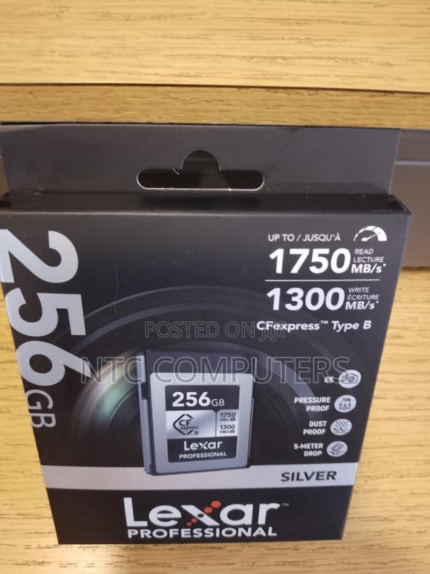 Lexar 256GB Professional CFexpress Type B Silver Series . - main view
