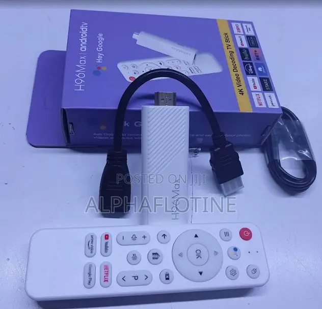 Android 14 H96 MAX RK3518 Smart TV Stick Supports 4K Ultra HD Reso"