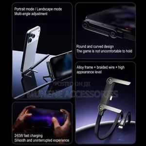 240W USB C to USB C Cable With Stand Invisible Holder Charger Cable