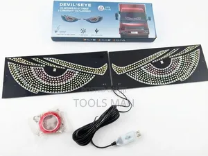 Devil Eye USB LED Truck Windshield Light Panel