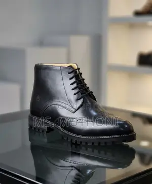 Official Lug Sole Wingtip Ankle Boots Size 39-45