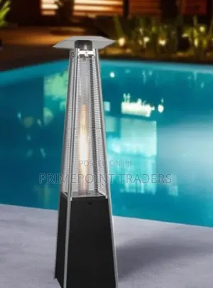 Pyramid Patio Gas Heater With Quartz Flame Tube Premium Outdoor Heatin
