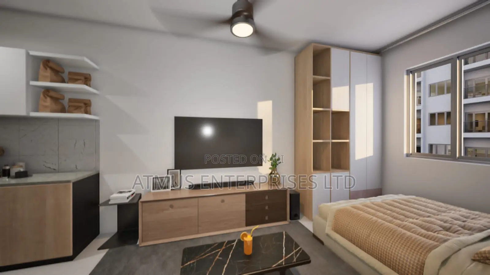 Studio Apartment in the Bamboo Pearl, Mtwapa for Sale