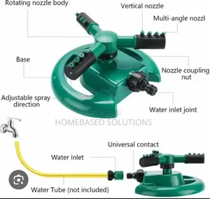 3 Arm Garden Sprinkler With 2 Spray Angle Options