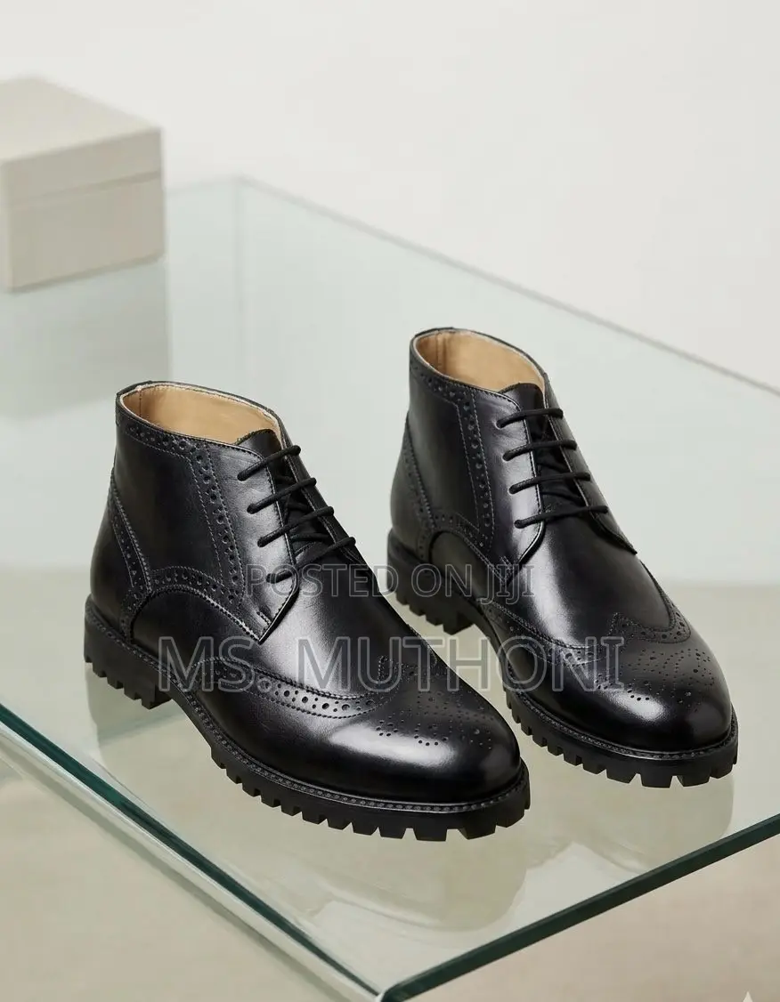 Classic Wingtip Ankle High Official Brogues Size 40-45