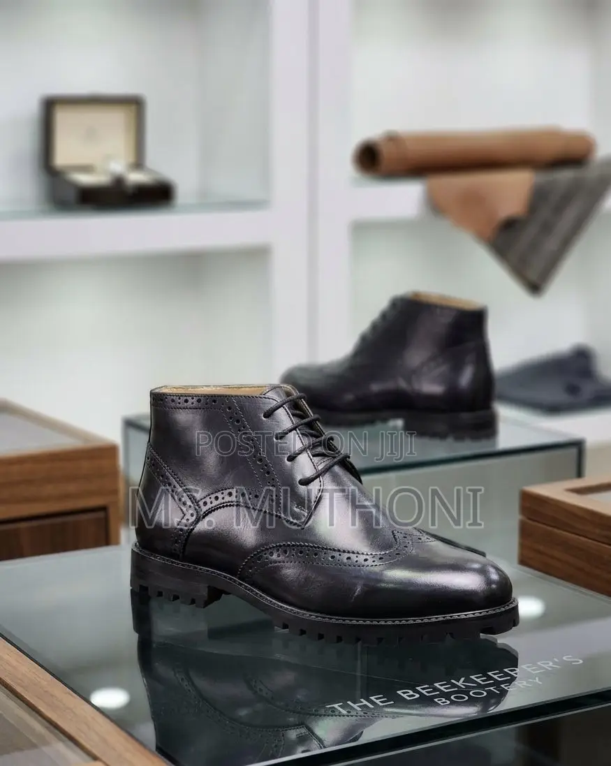 Classic Wingtip Ankle High Official Brogues Size 40-45