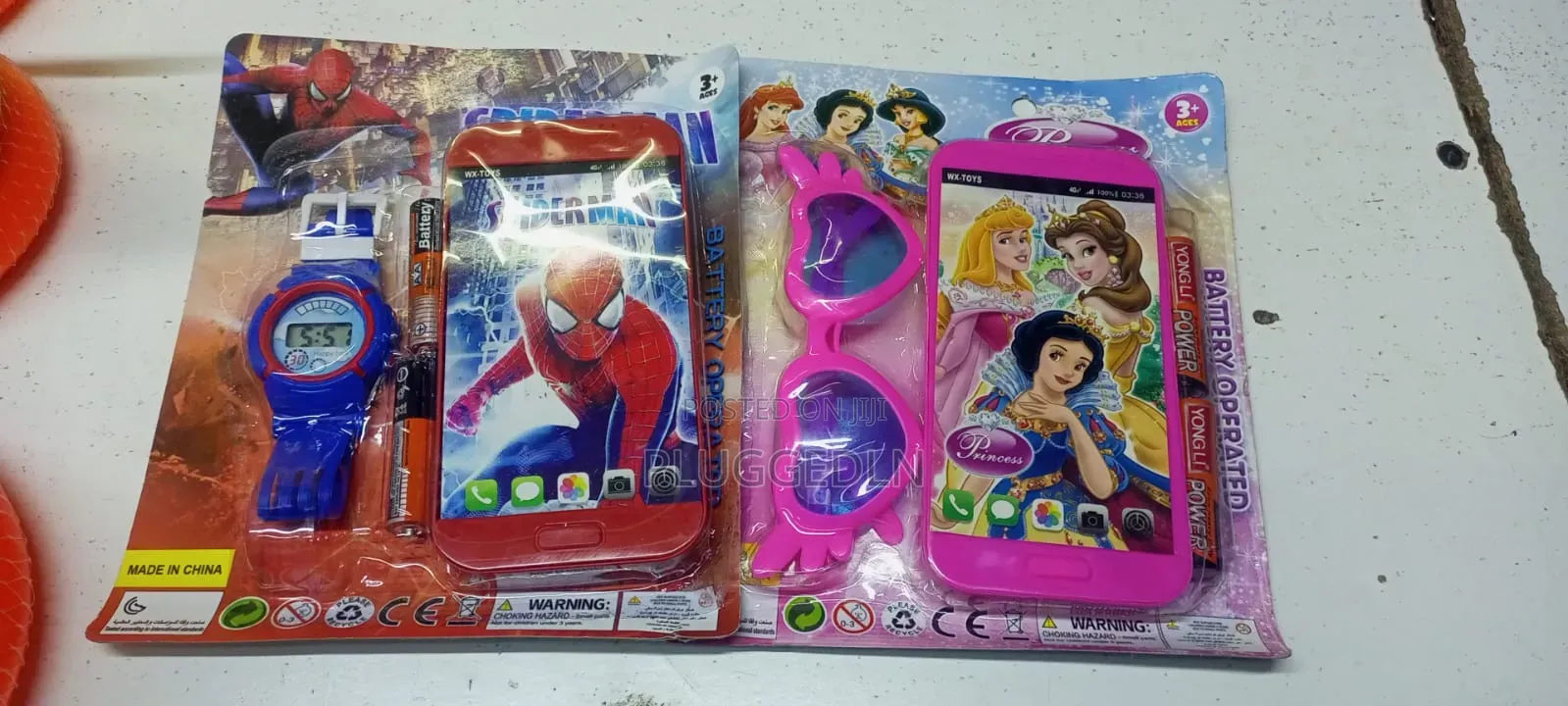 Cartoon Characters Mobile Phone Toy With Watch for Kids