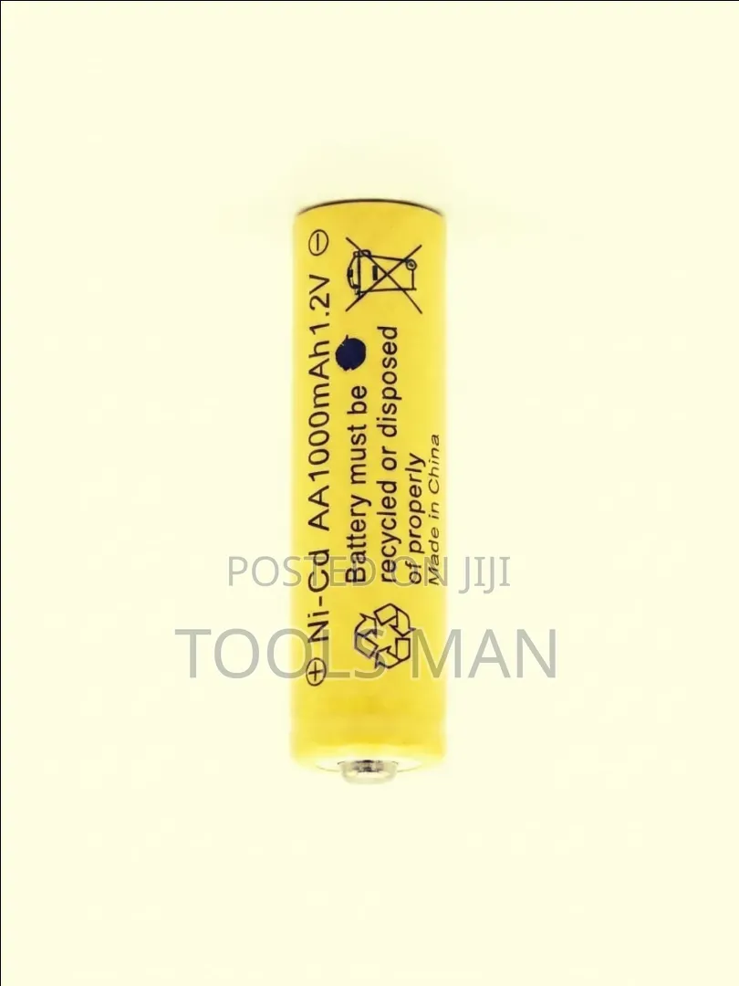 Ni-Cd AA 1000mAh 1.2V Rechargeable Battery.