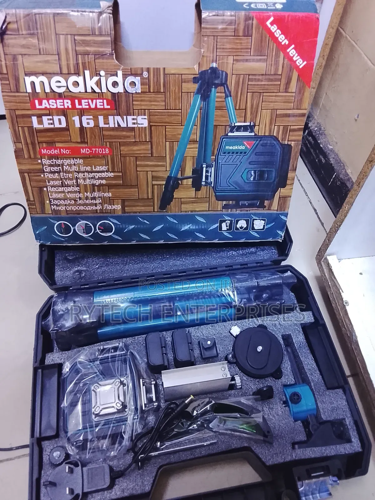 Meakida Laser Level 16 Lines With Stand