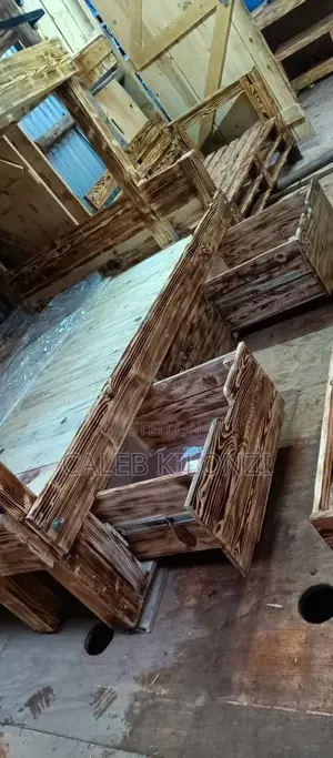 Rustic Double Decker Bed