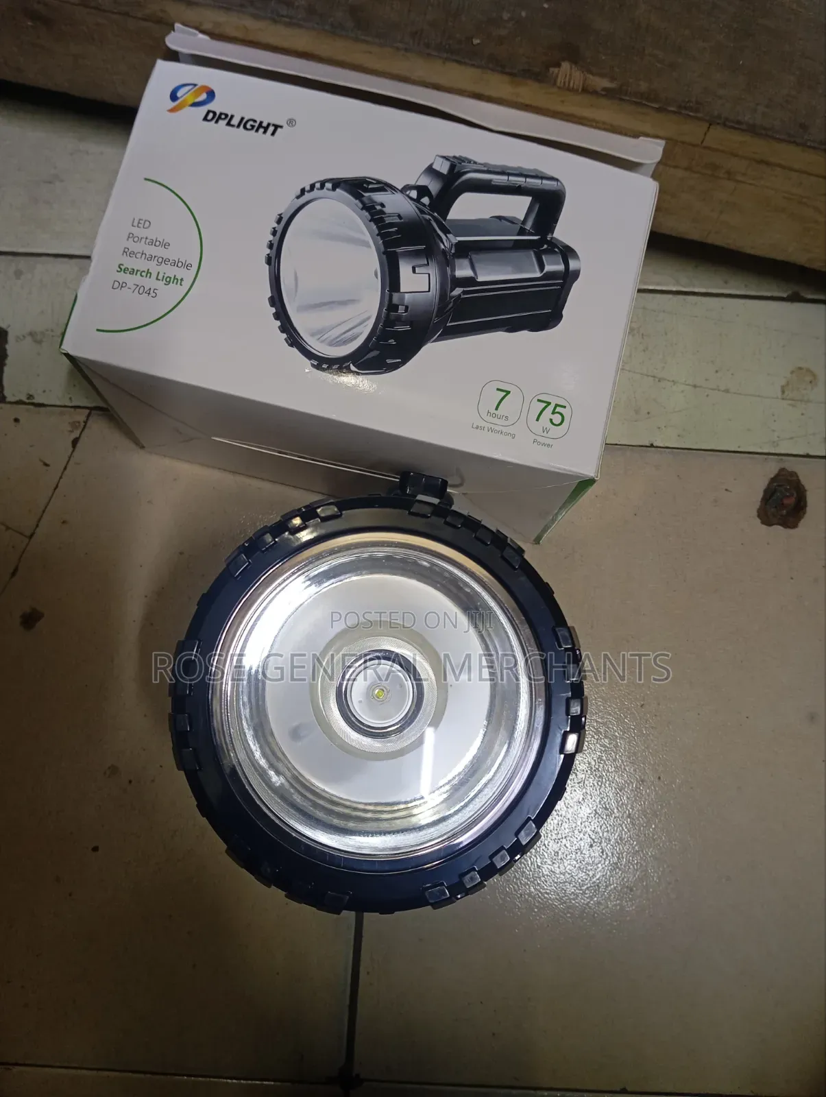 Led Rechargeable Torch 75 Watts