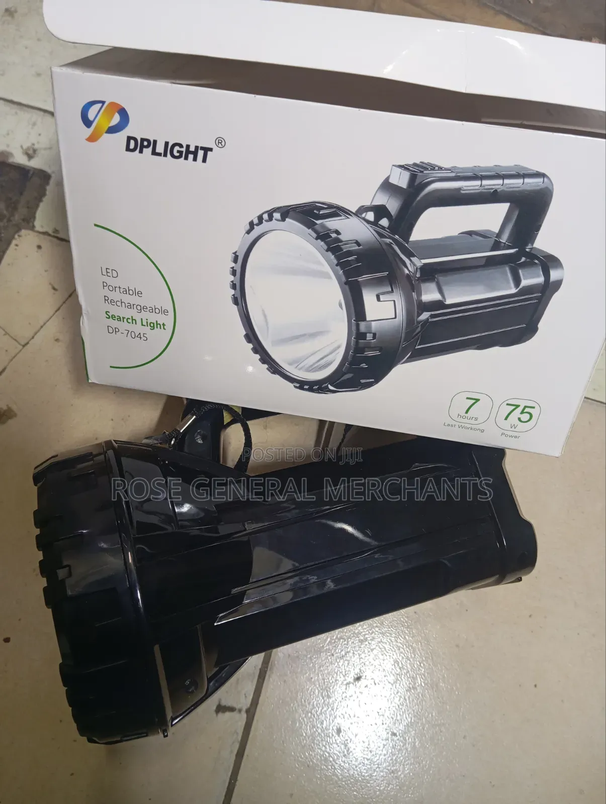 Led Rechargeable Torch 75 Watts