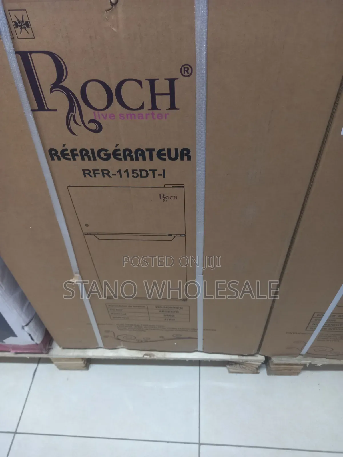 Roch Double Door 85l Fridge