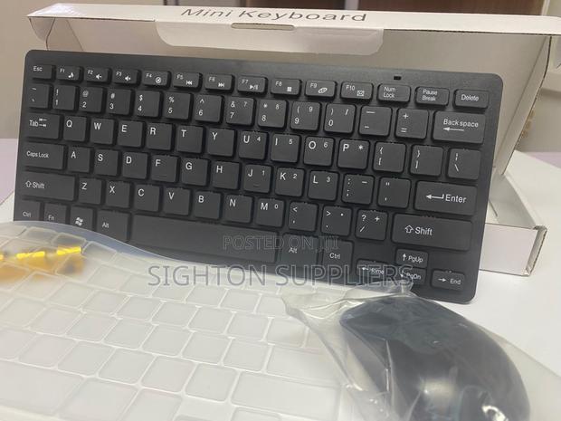 Mini Portable Wireless Keyboard Mouse K-03 - thumbnail 2