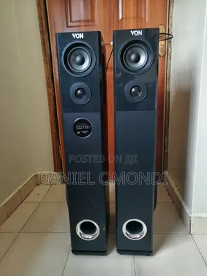 VON Floor Standing Speakers – Pair | Good Condition