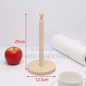 Wooden Kitchen Paper Towel Holder, Durable Stylish
