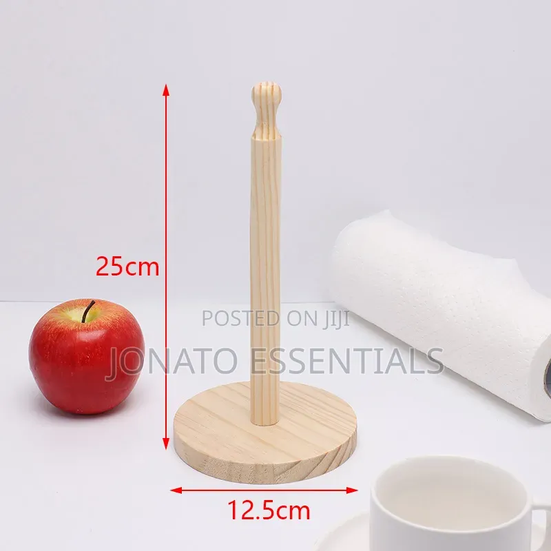 Wooden Kitchen Paper Towel Holder, Durable Stylish
