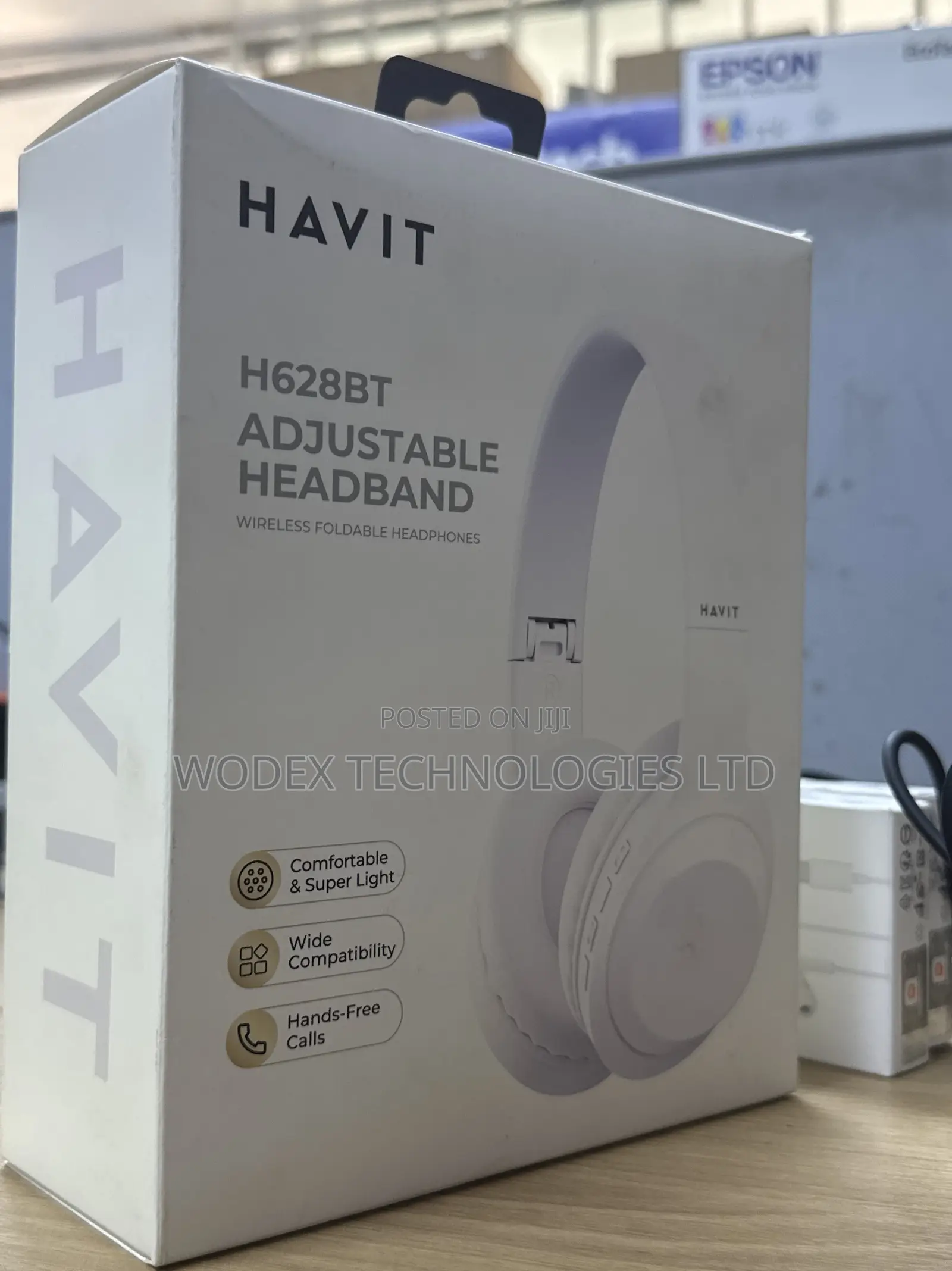 Havit H628BT Adjustable Headband Wireless Foldable Headphone