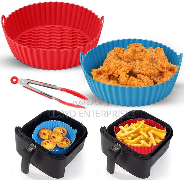 Food Grade Silicone 16-22cm Air Fryer Liner Baking Tin