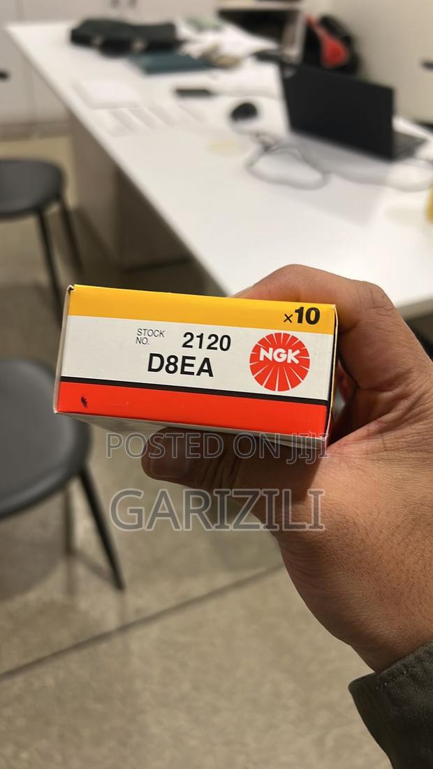 D8EA NGK Spark Plug for Motorcycles - Genuine, Sealed Box