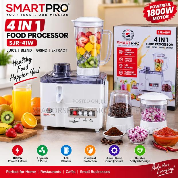 SmartPro 4-in-1 Food Processor – SJR-41W