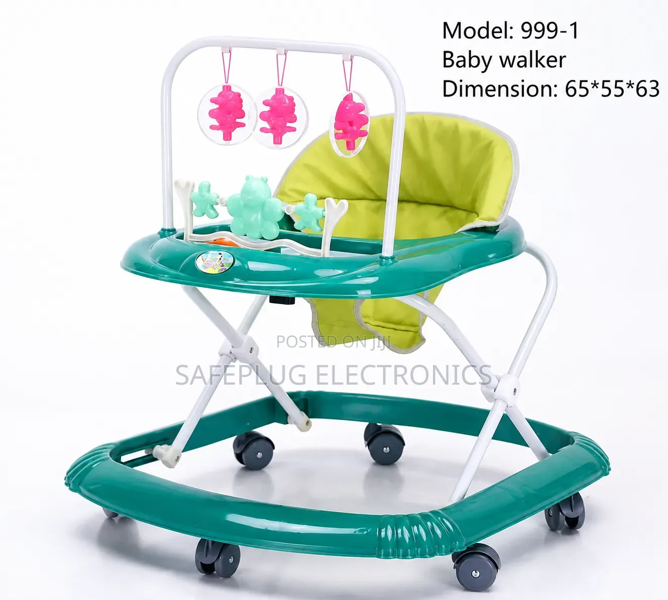 Baby Walker 999-1 – Foldable Walker With Toy Tray