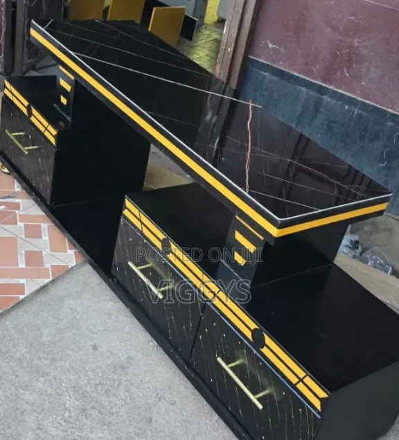 Executive TV Stand With Marble