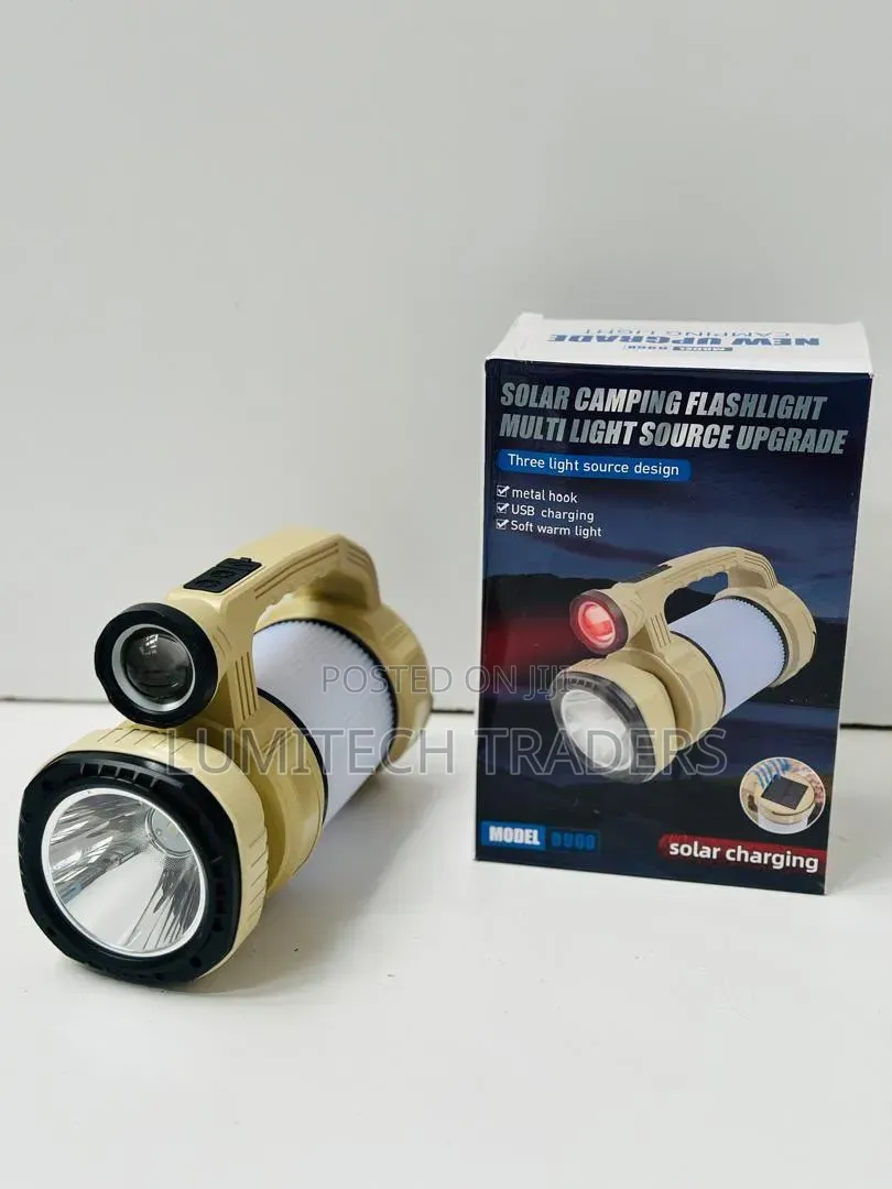 *Solar Camping Flashlight
