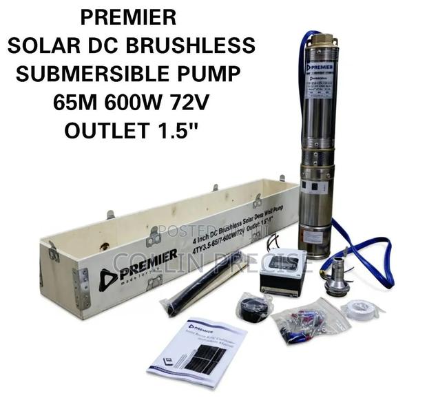 600W 72V Dc Deep Well Pump 65m