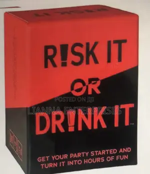 Risk It or Drink It Adults Party Game