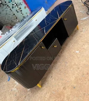 6 FTS Executive TV Stand With Marble Sheet Top