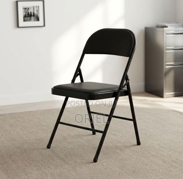 Foldable Office Chairs : Durable Steel Folding Chairs - thumbnail 3