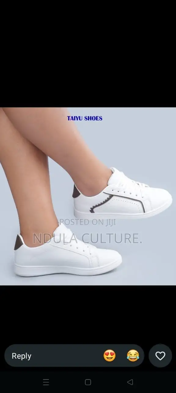 Leather Ladies Fashion Casual Snekaers