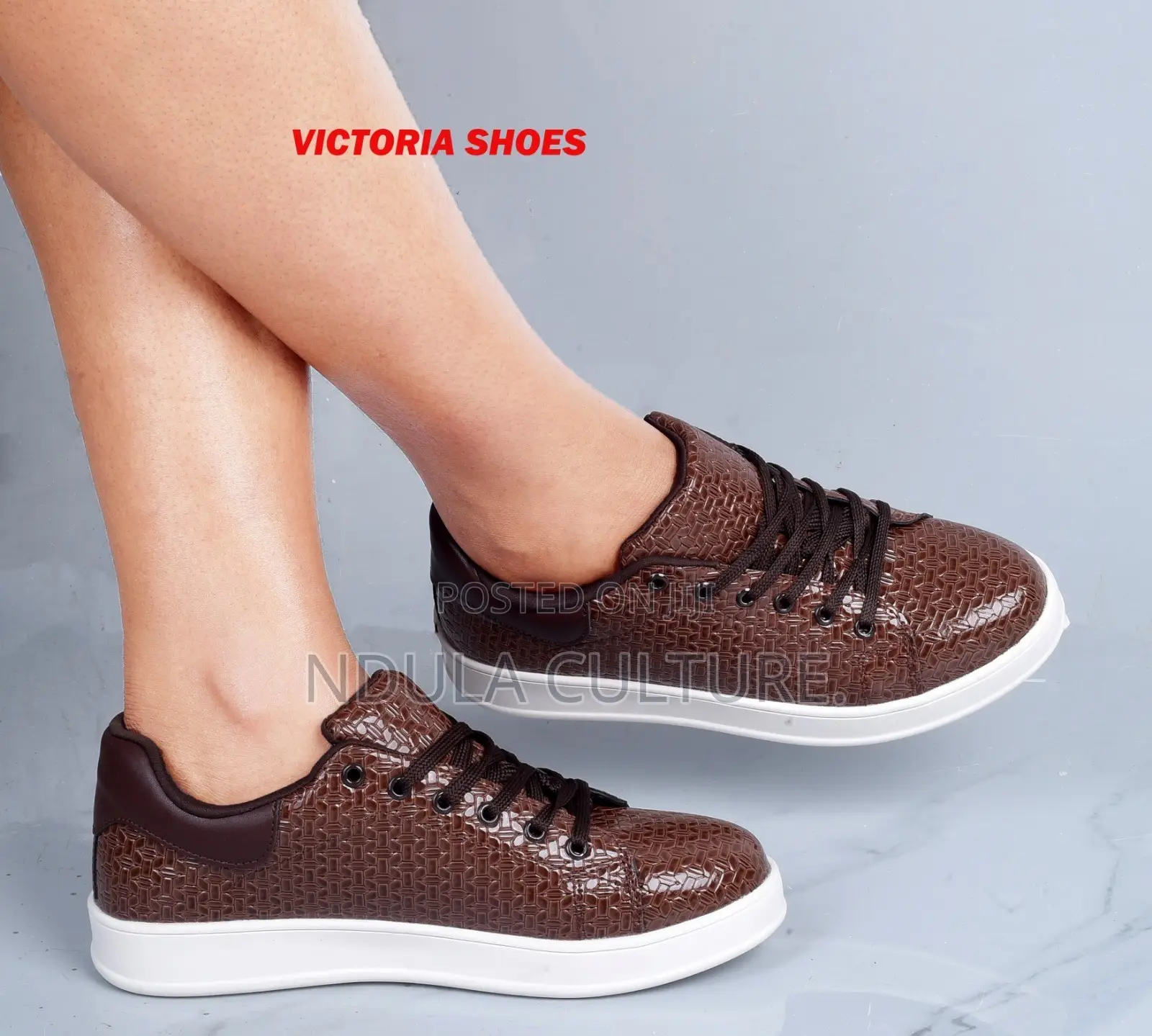Leather Ladies Fashion Casual Snekaers