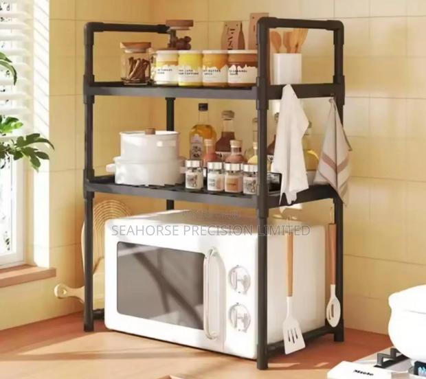🔥 3-Layer Heavy-Duty Microwave Stand – KSh 2,400