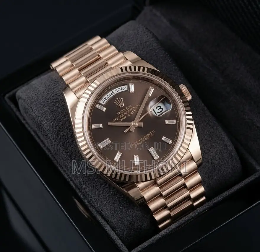 Rolex Day-Date in 18ct Everose Gold.
