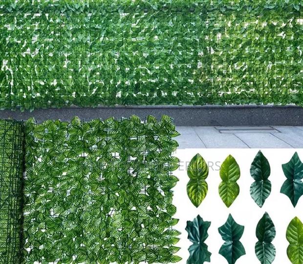 Green Artificial Balcony Privacy Fence