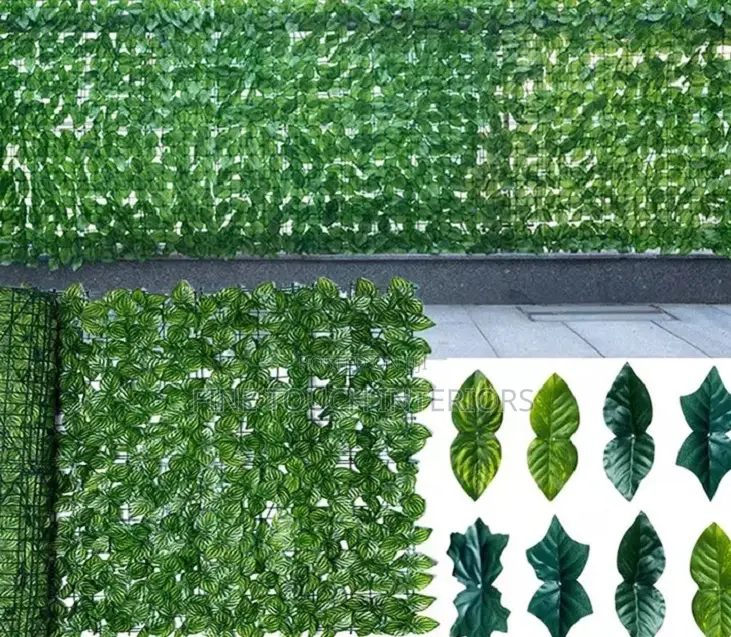 Green Artificial Balcony Privacy Fence