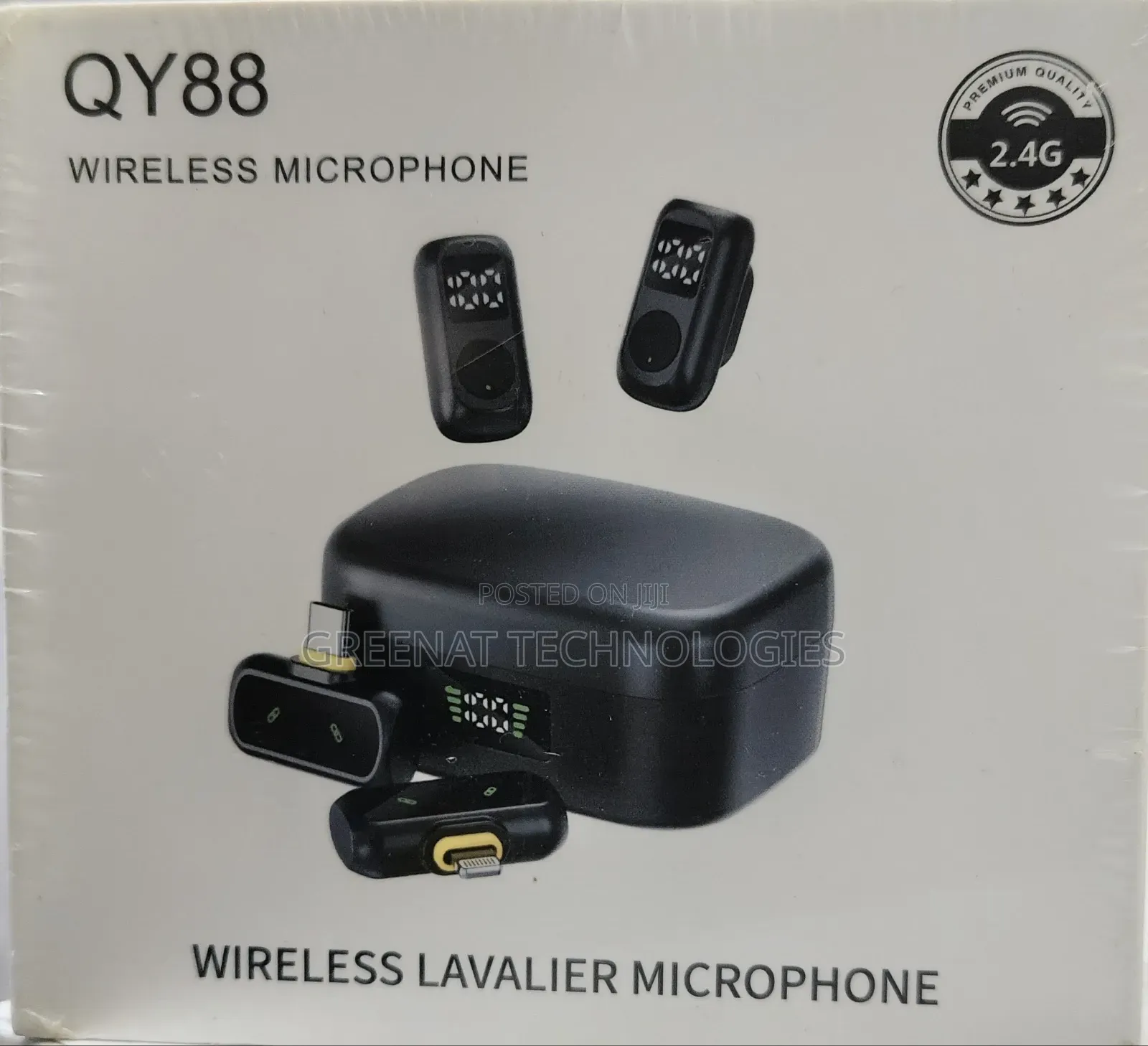 QY88 2.4G Wireless Lavalier Microphone