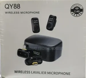 QY88 2.4G Wireless Lavalier Microphone