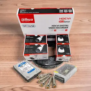 Plug and Play 4 Dahua 1080P CCTV Cameras Complete System Kit