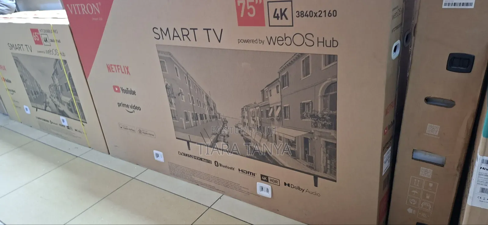 Vitron 75 Inch Smart TV HTC7588USWO – Stunning 4K UHD Display