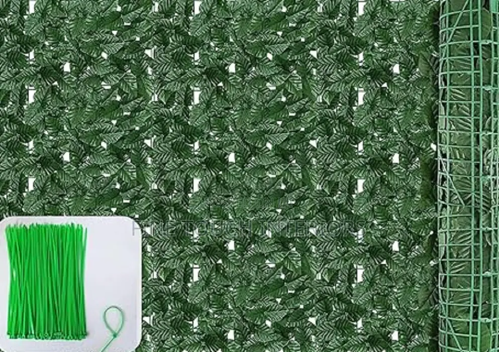 Premium Artificial Balcony Green Fence – 3m X 1m
