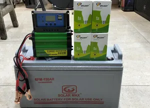 200Ah Gel Battery - 30A Controller - 300w Inverter - Free (4) Bulbs