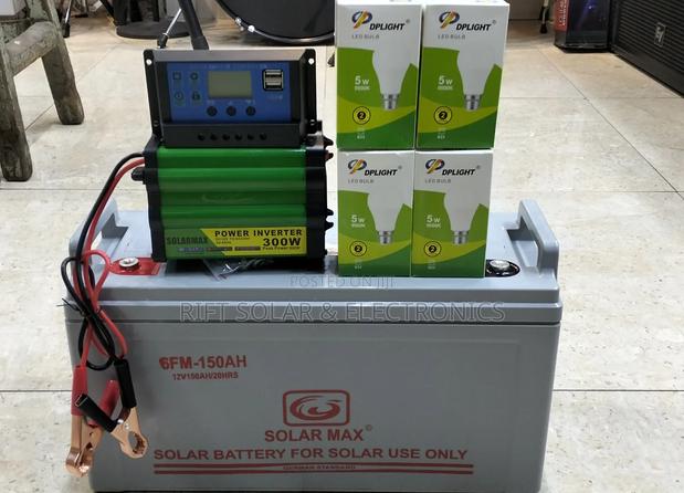200Ah Gel Battery - 30A Controller - 300w Inverter - Free (4) Bulbs - thumbnail 2