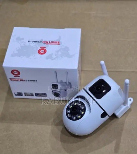 V380 Dual Lens Wifi Bulb Camera – Wall Mounted Security Camera